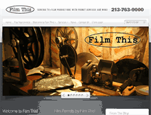 Tablet Screenshot of filmthis.net